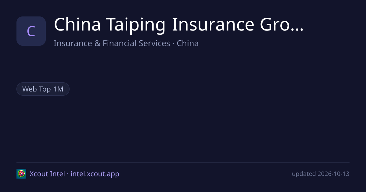 China Taiping Insurance Group — share card preview