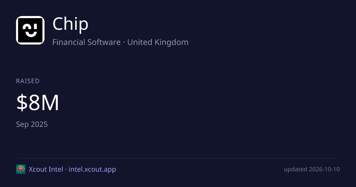 Chip — share card preview
