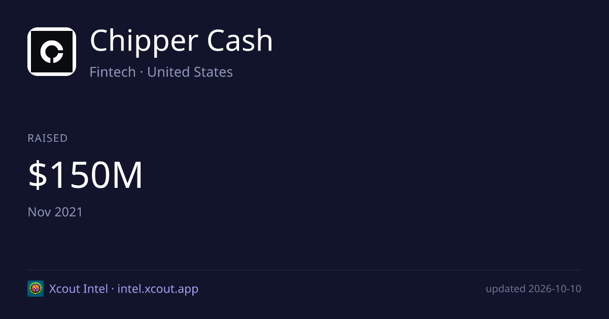 Chipper Cash — share card preview