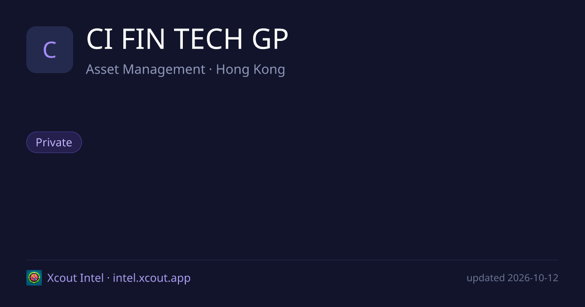 CI FIN TECH GP — share card preview