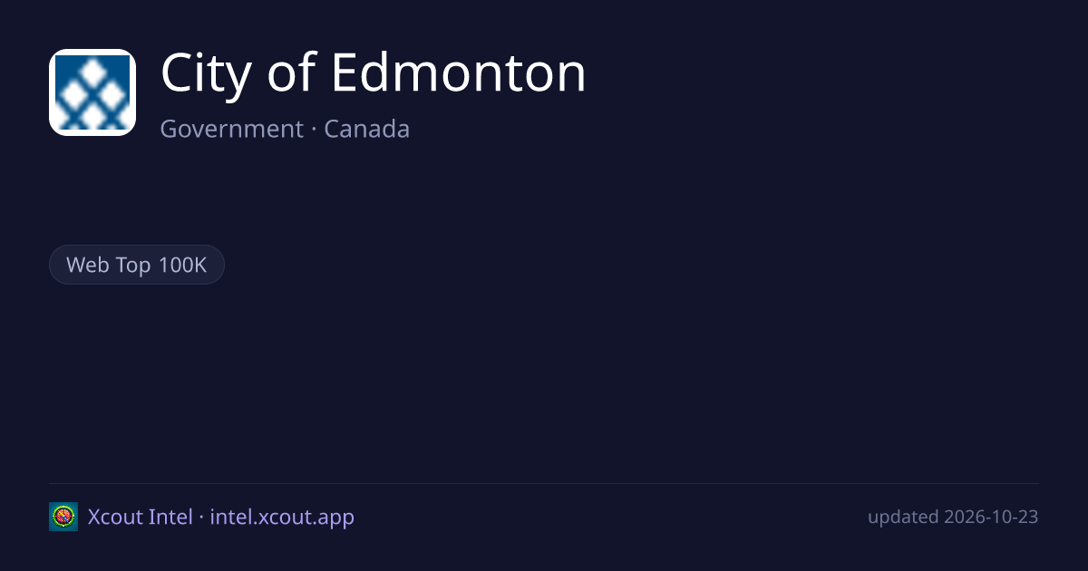 City of Edmonton — share card preview
