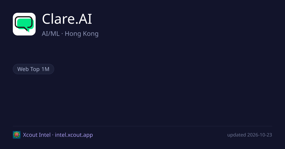Clare.AI — share card preview