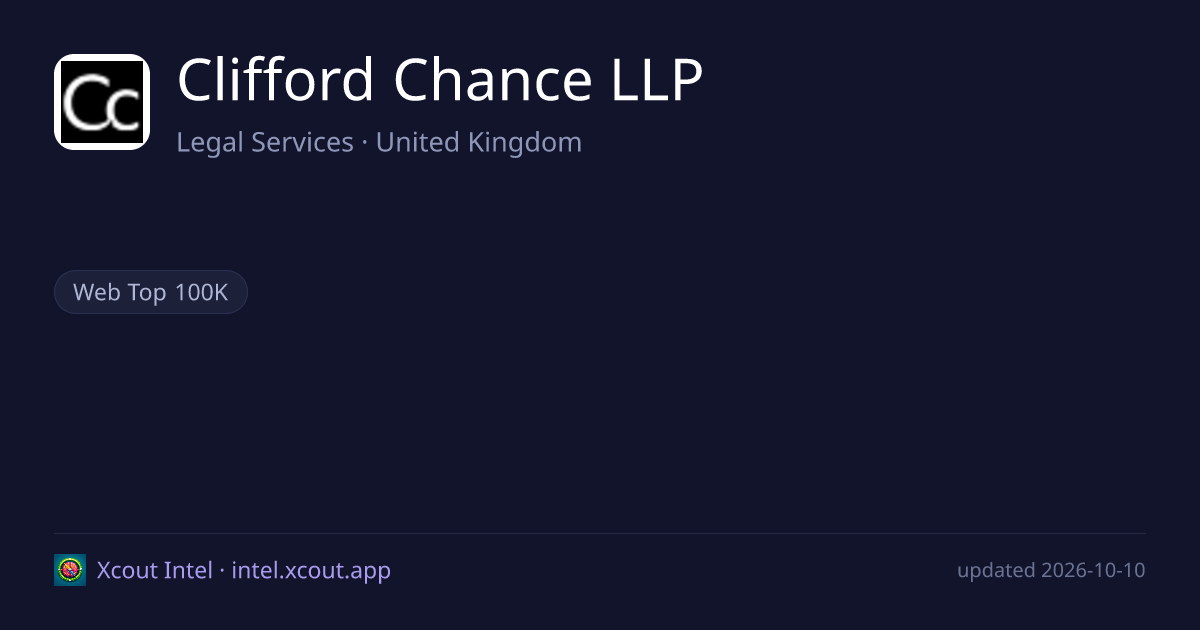 Clifford Chance LLP — share card preview