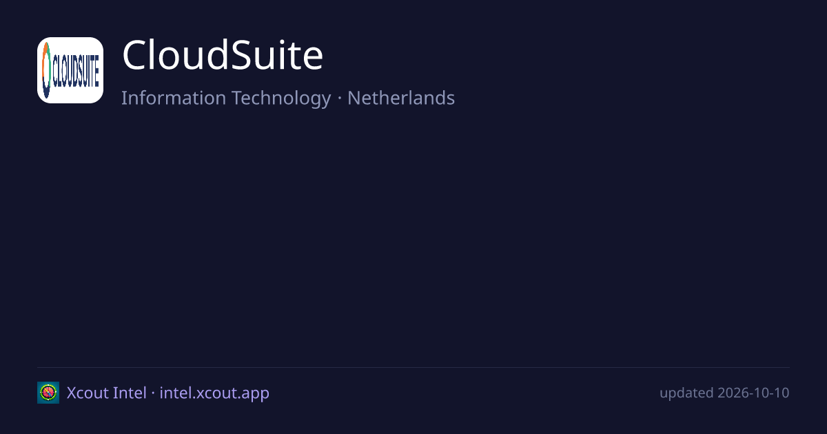 CloudSuite — share card preview