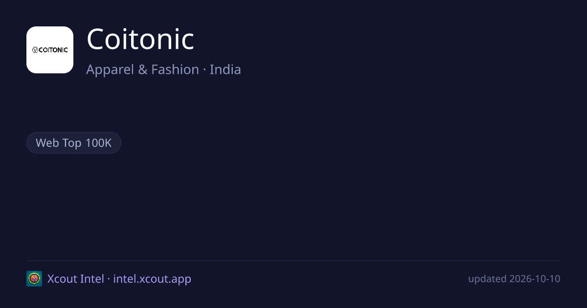 Coitonic — share card preview