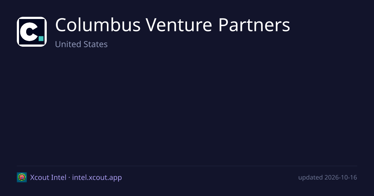 Columbus Venture Partners — share card preview