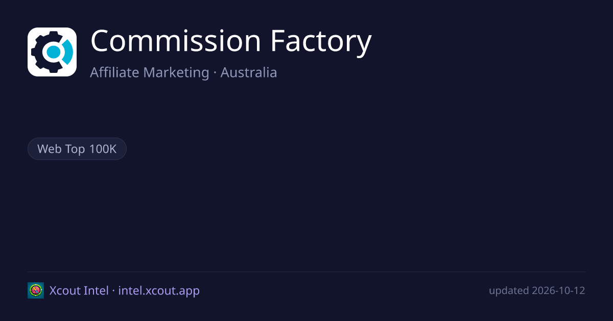 Commission Factory — share card preview