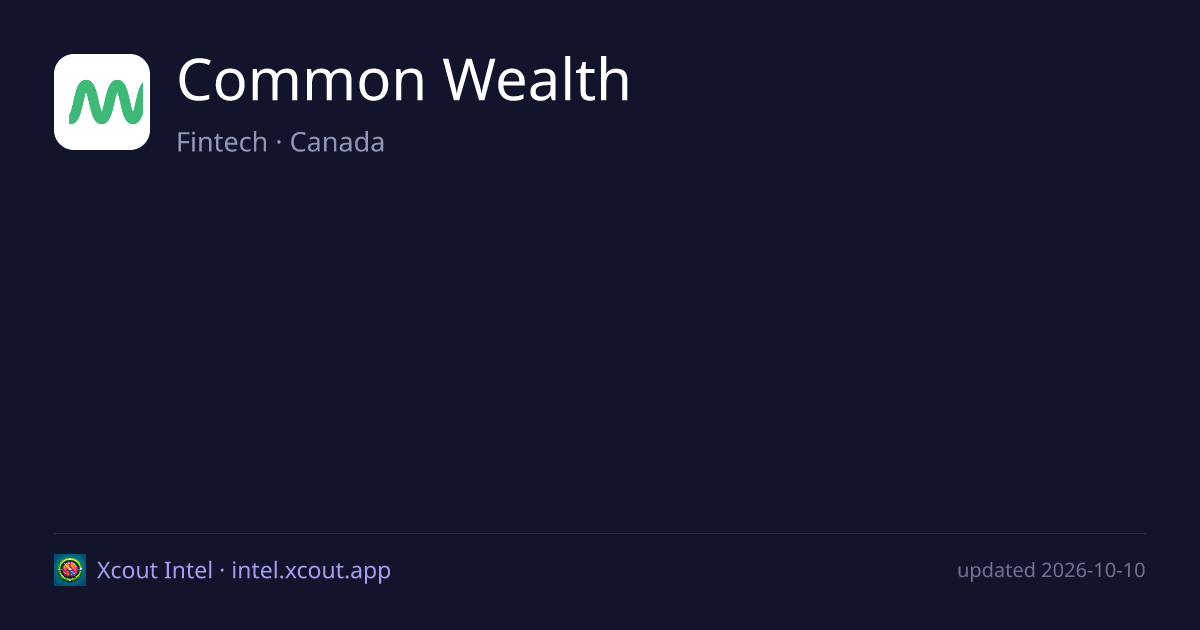 Common Wealth — share card preview