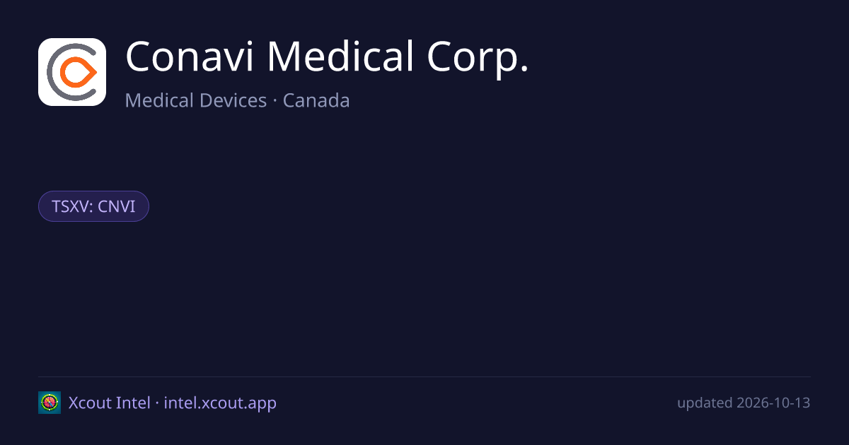 Conavi Medical Corp. — share card preview