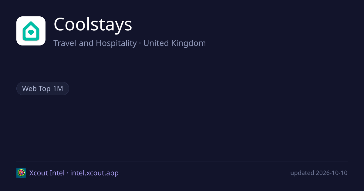 Coolstays — share card preview