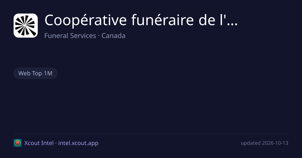 Coopérative funéraire de l'Estrie — share card preview
