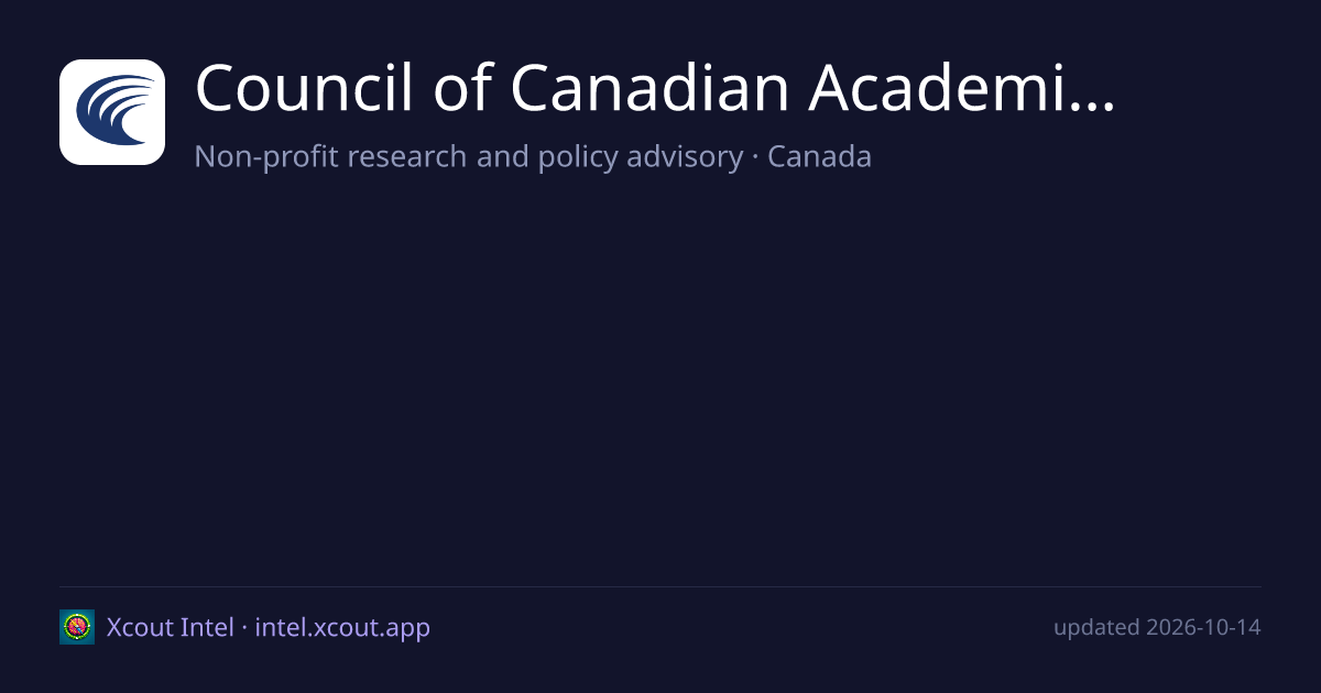 Council of Canadian Academies — share card preview