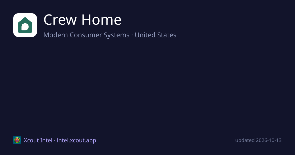 Crew Home — share card preview