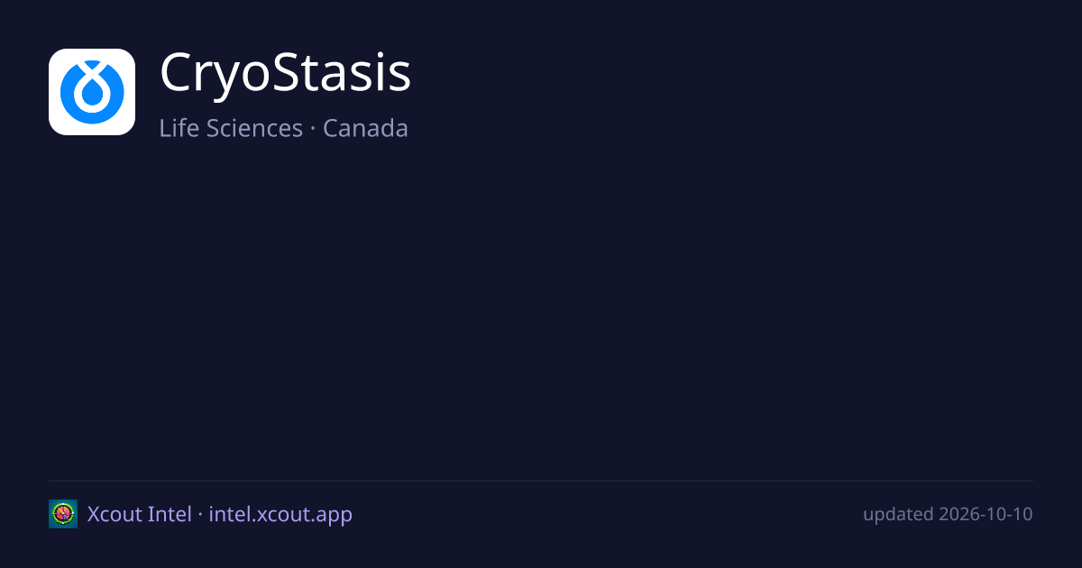 CryoStasis — share card preview