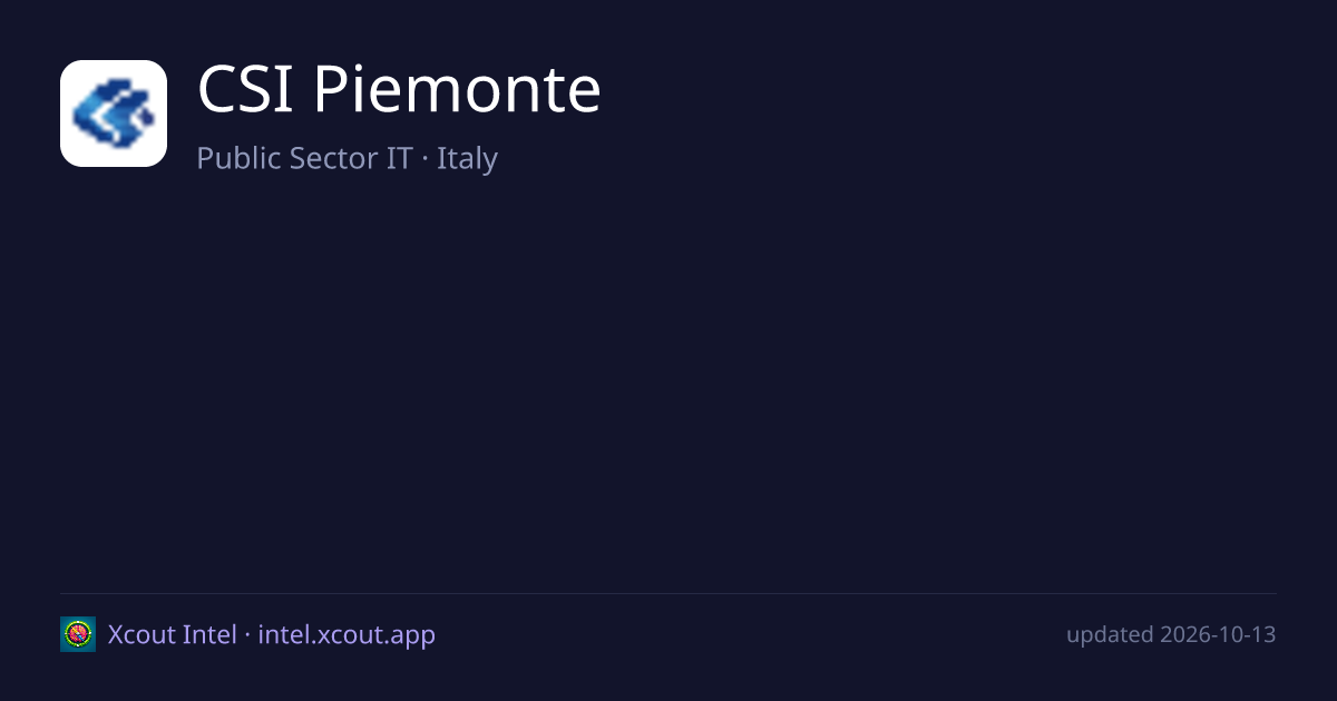CSI Piemonte — share card preview