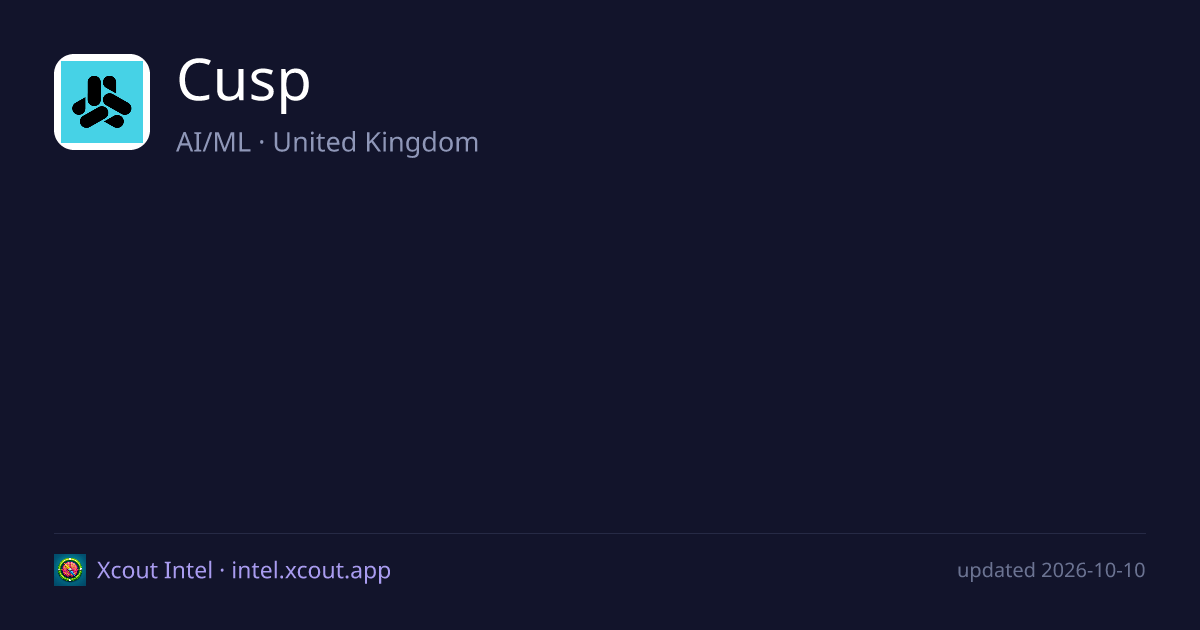 Cusp — share card preview