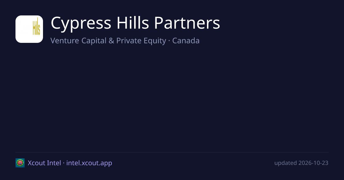 Cypress Hills Partners — share card preview
