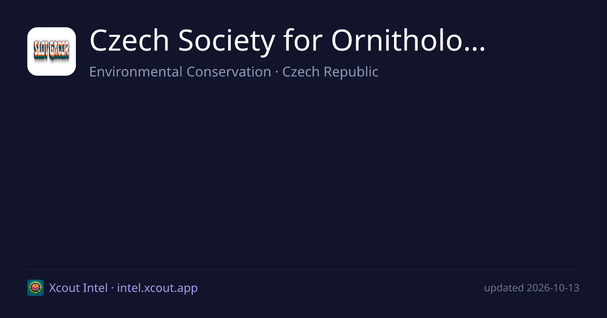 Czech Society for Ornithology — share card preview