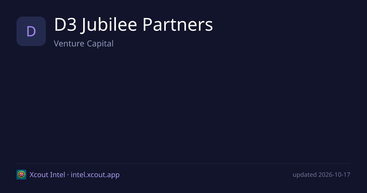 D3 Jubilee Partners — share card preview