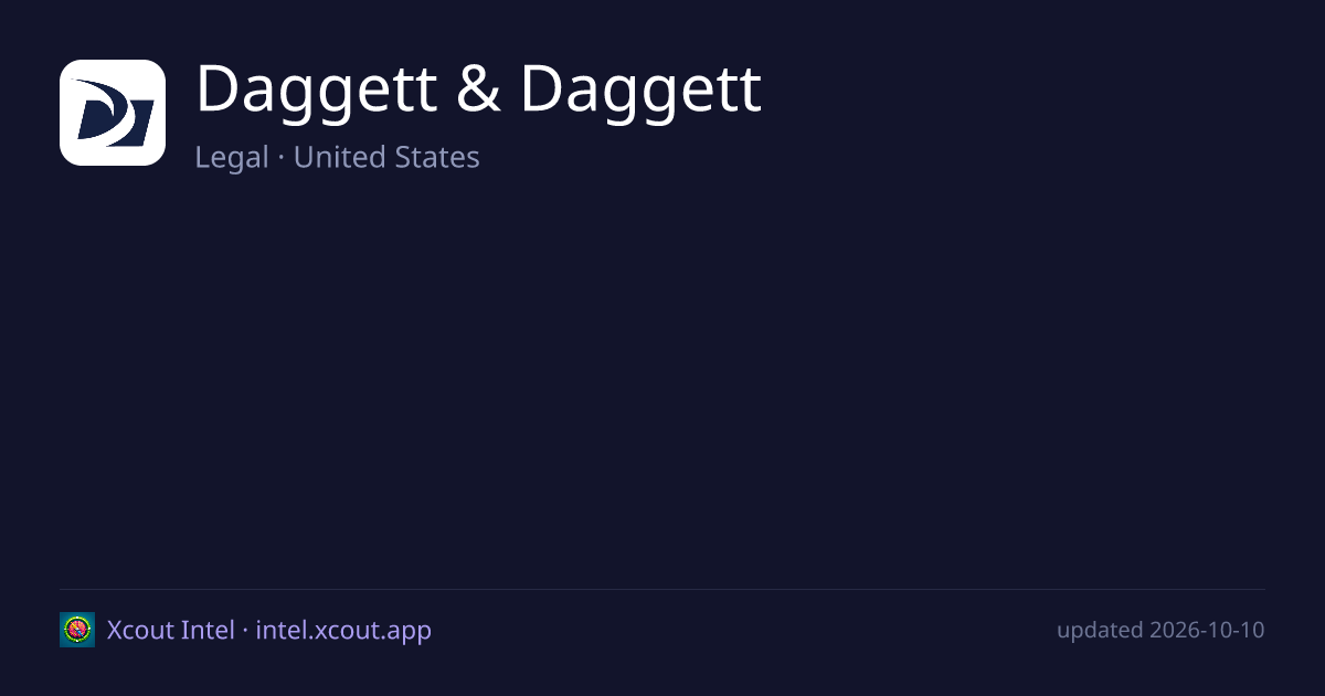 Daggett & Daggett — share card preview