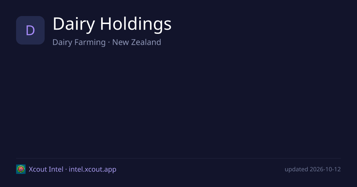 Dairy Holdings — share card preview