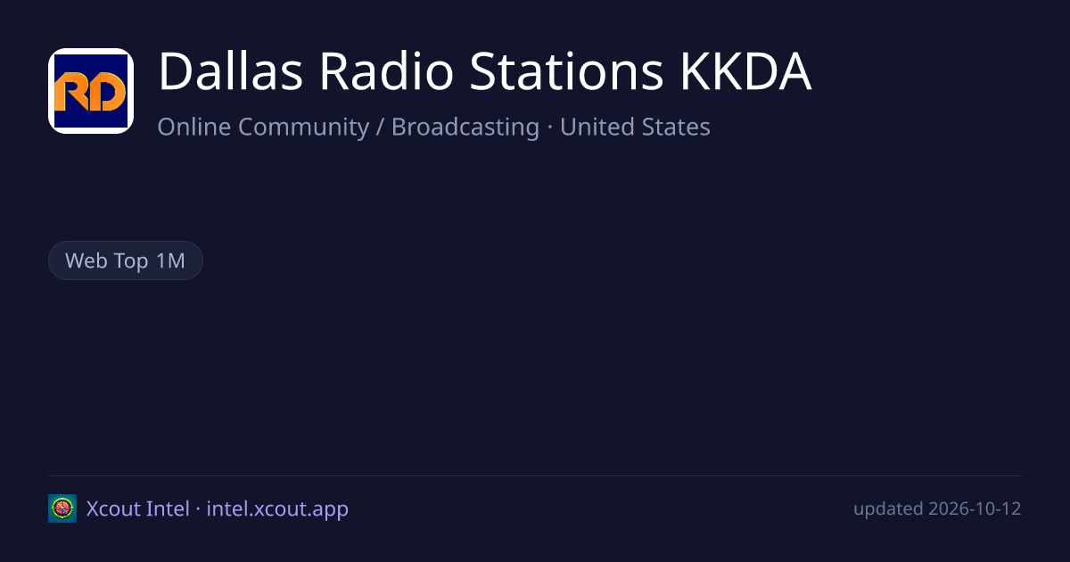 Dallas Radio Stations KKDA — share card preview