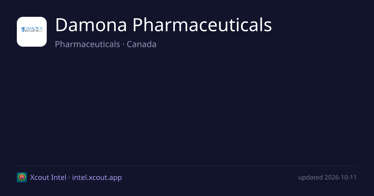 Damona Pharmaceuticals — share card preview