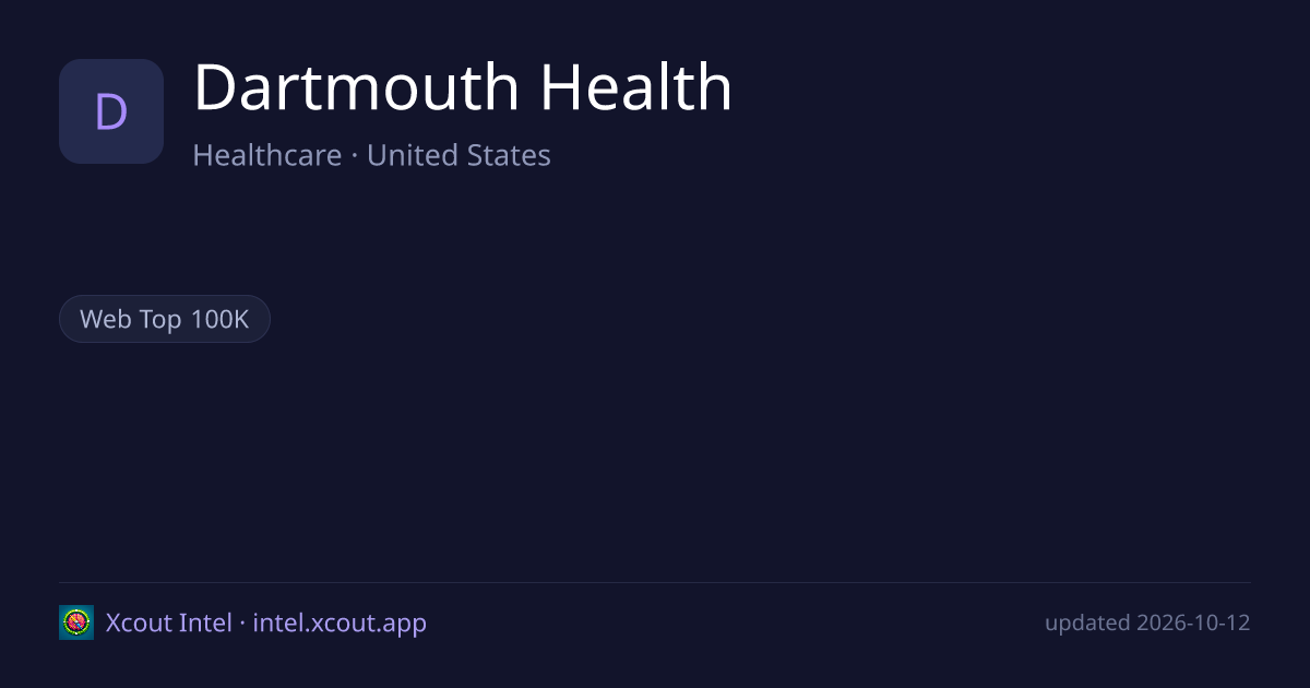 Dartmouth Health — share card preview
