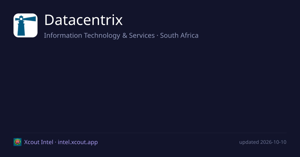 Datacentrix — share card preview