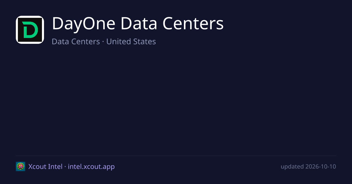 DayOne Data Centers — share card preview