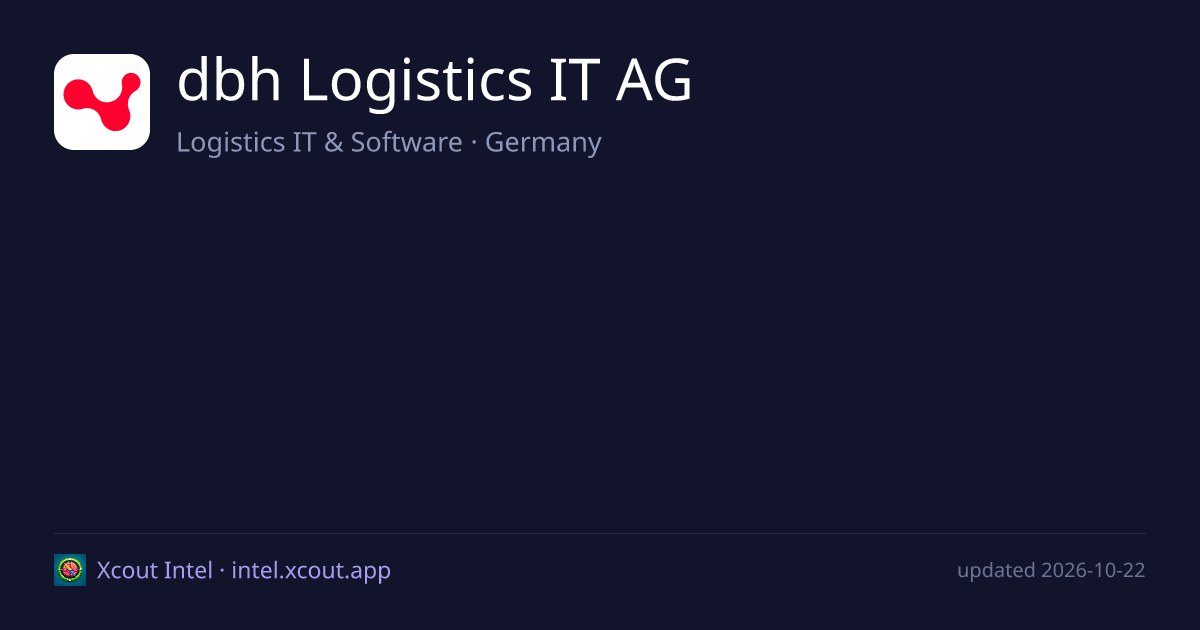 dbh Logistics IT AG — share card preview