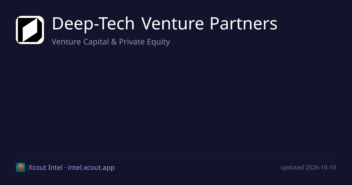 Deep-Tech Venture Partners — share card preview