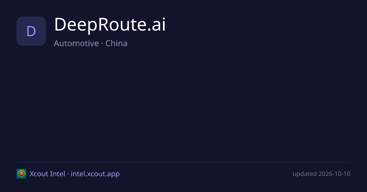 DeepRoute.ai — share card preview
