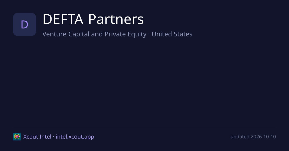 DEFTA Partners — share card preview