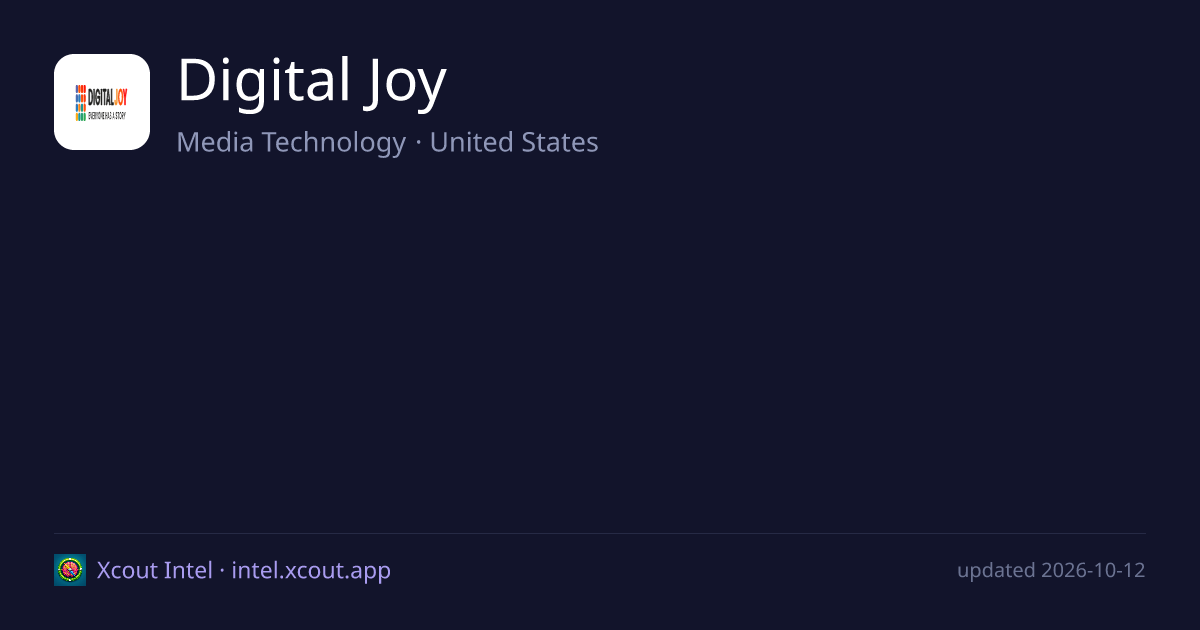 Digital Joy — share card preview