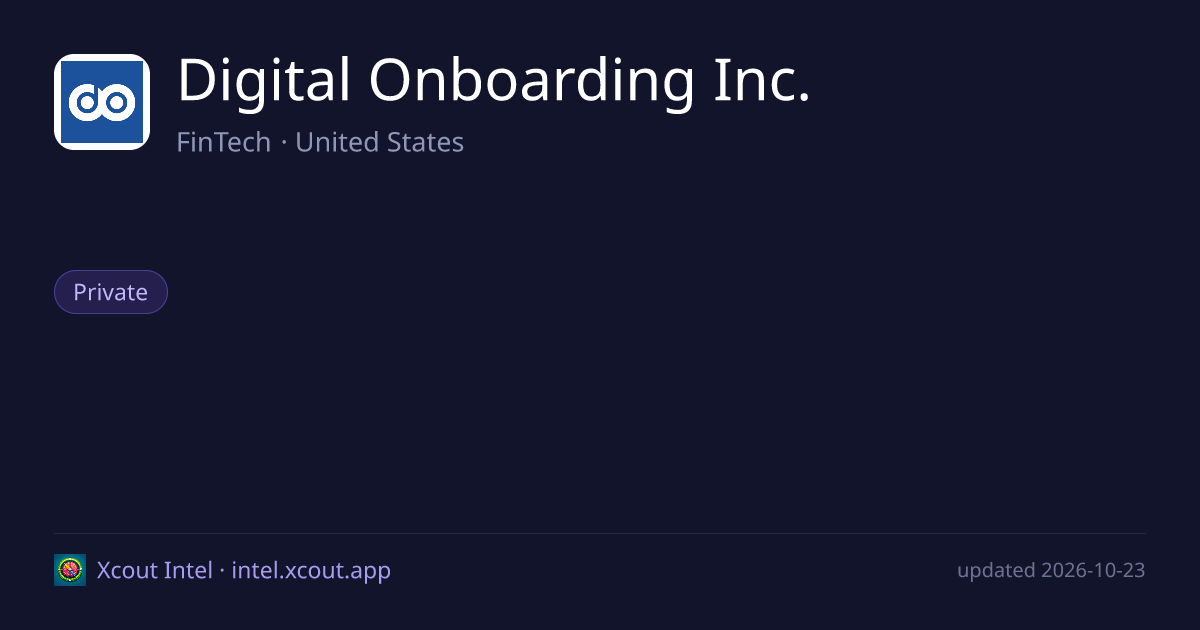 Digital Onboarding Inc. — share card preview