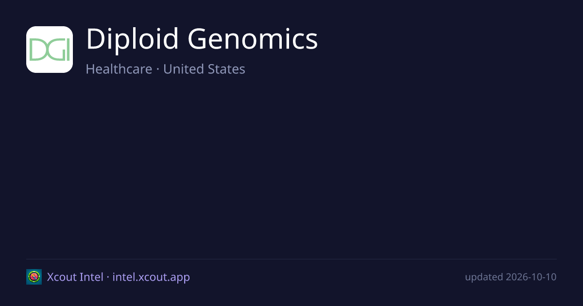 Diploid Genomics — share card preview