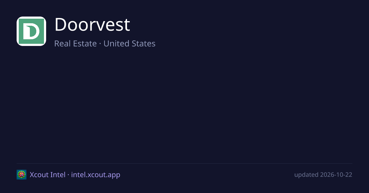 Doorvest — share card preview