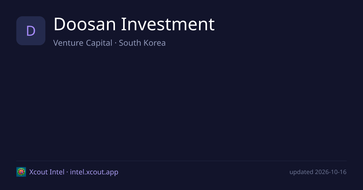 Doosan Investment — share card preview