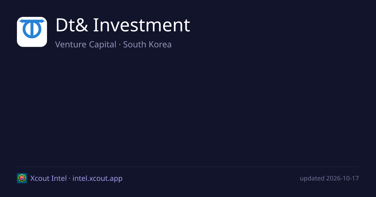 Dt& Investment — share card preview
