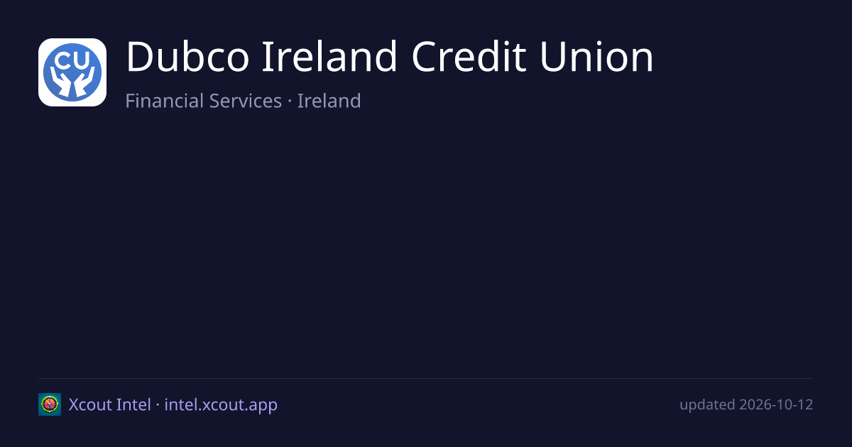 Dubco Ireland Credit Union — share card preview