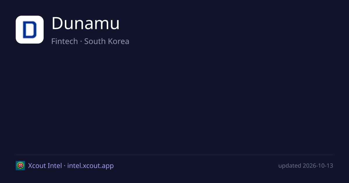 Dunamu — share card preview