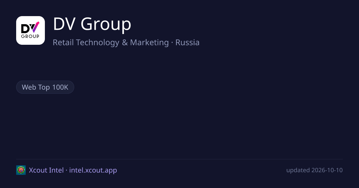 DV Group — share card preview