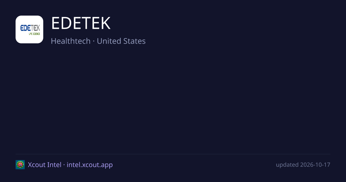 EDETEK — share card preview