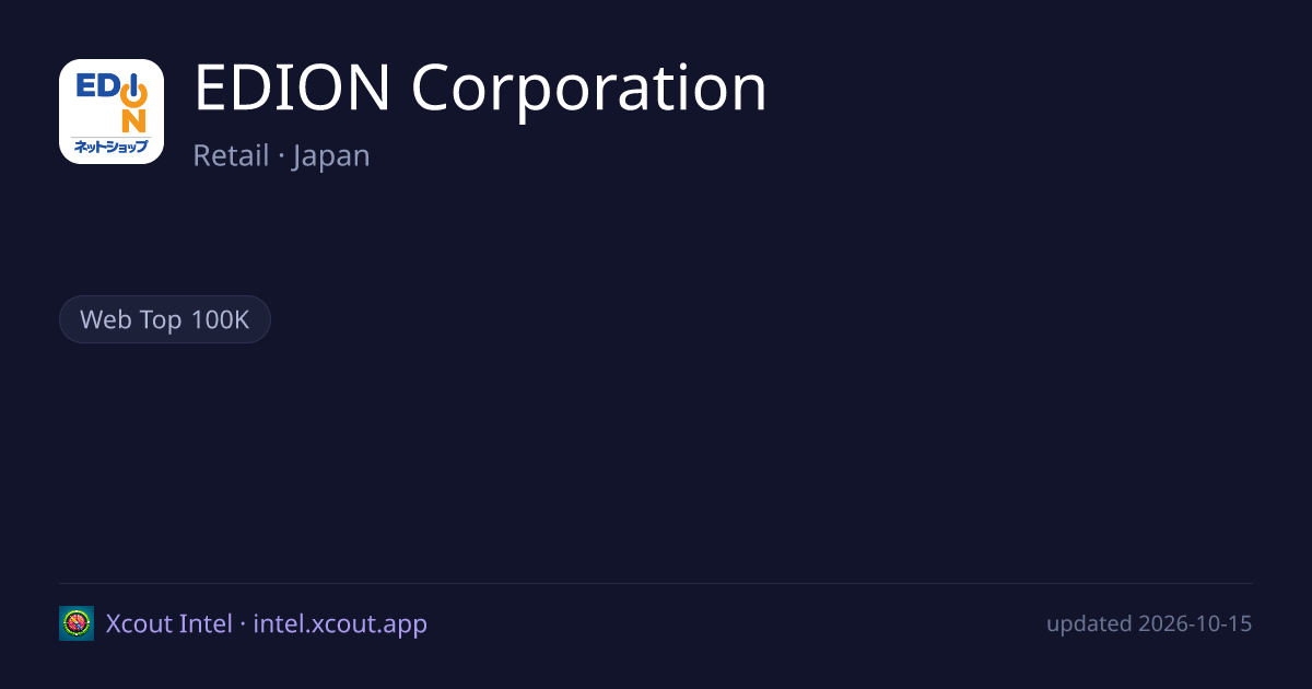 EDION Corporation — share card preview
