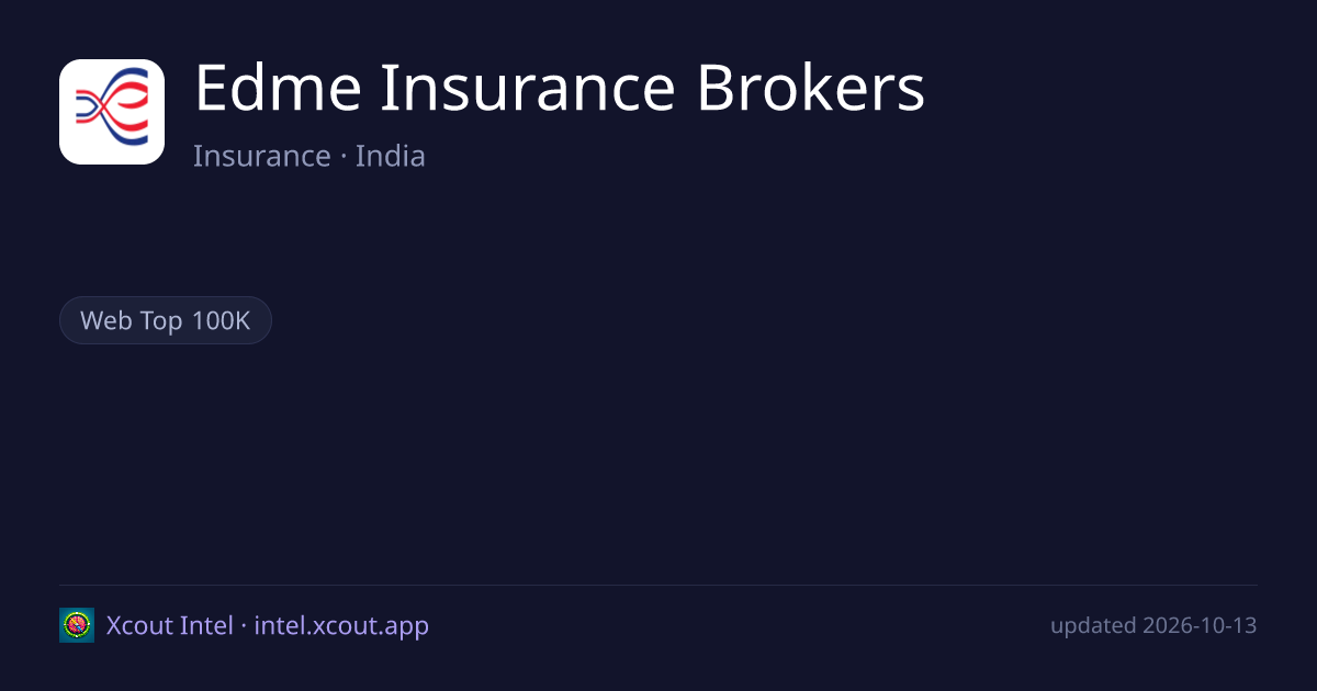 Edme Insurance Brokers — share card preview