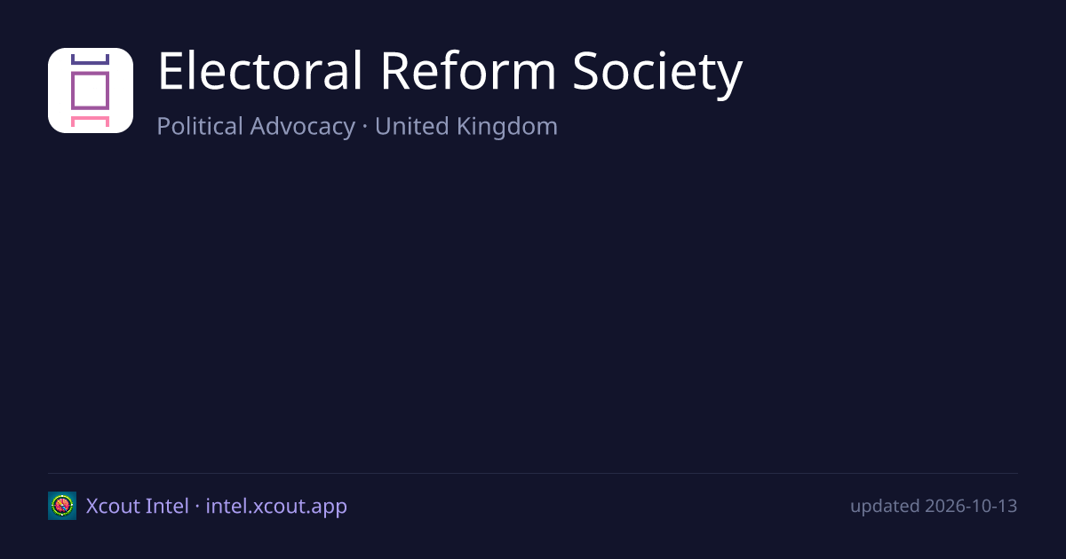 Electoral Reform Society — share card preview