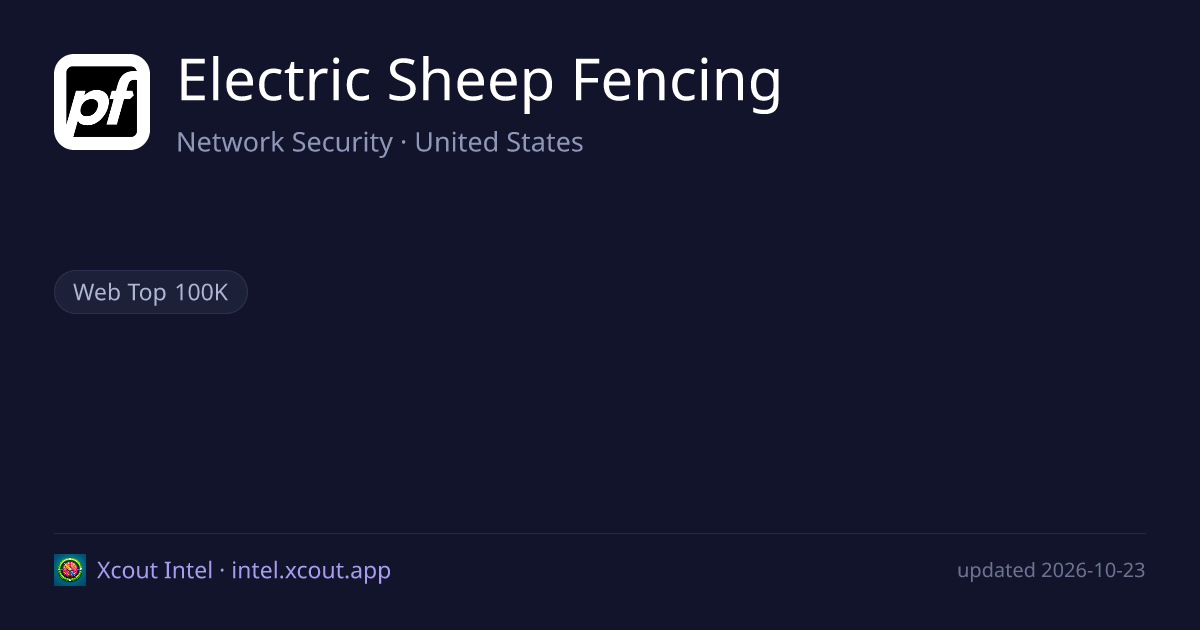 Electric Sheep Fencing — share card preview