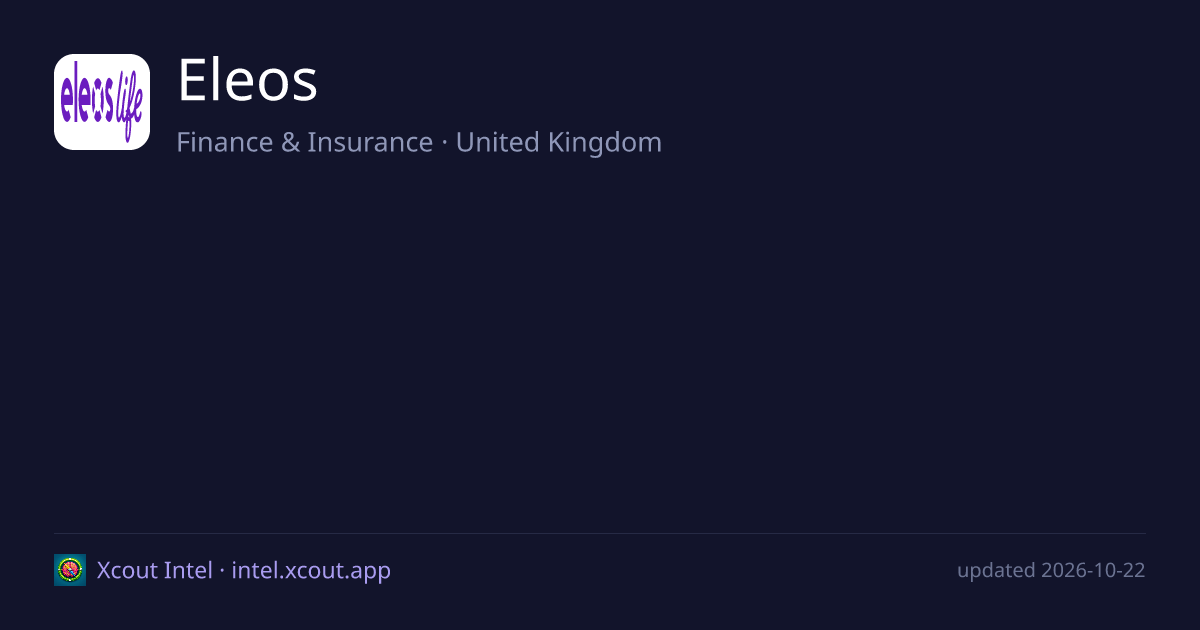 Eleos — share card preview