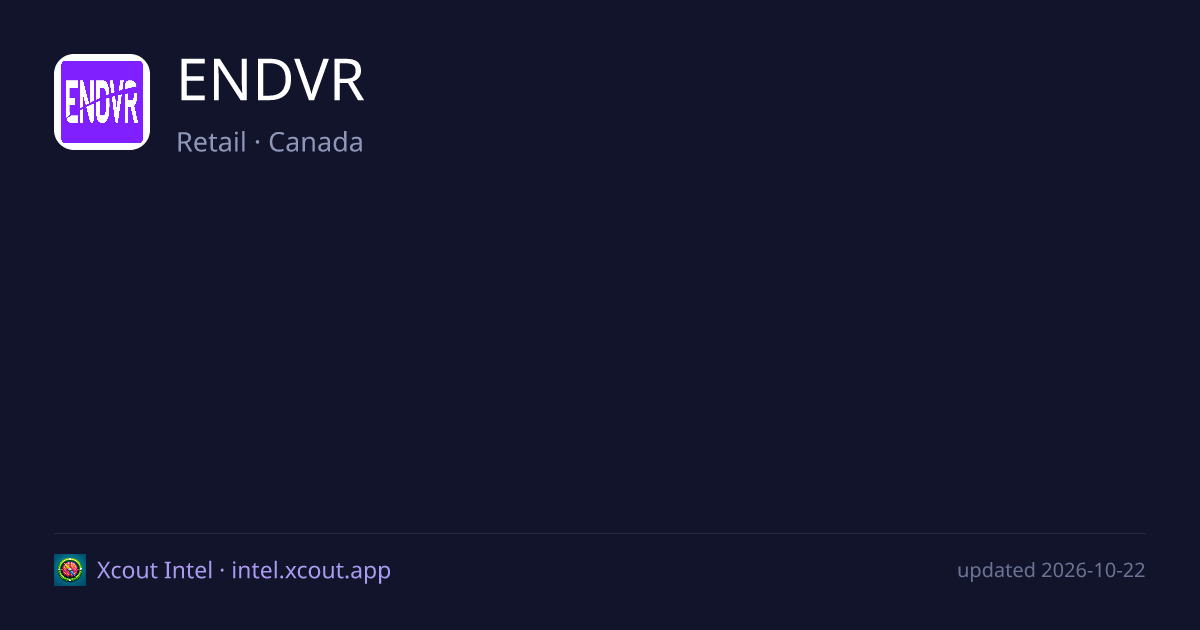 ENDVR — share card preview